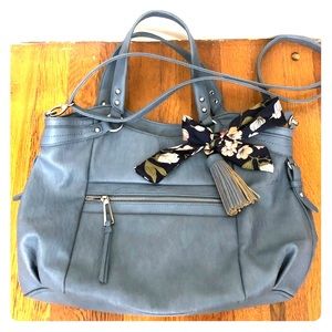 Jessica Simpson large blue handbag